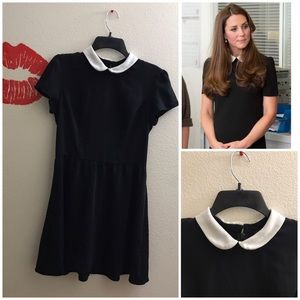 Topshop Peter Pan Collar Dress (Wednesday Adams?)